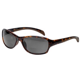 Coyote Eyewear BP-14 - anteojos de sol polarizadas de lectura bifocales + 2.75 color gris tortuga para hombres y mujeres