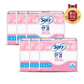 Sophie Hangyul medium size 16P x 6 / 쏘피 한결 중형 16P x 6개