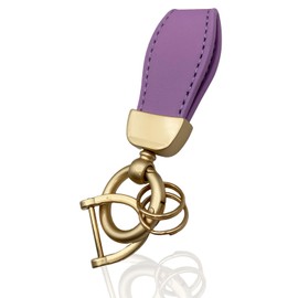 TOMOTHY Women's Key Ring, Leather, Car, Leather, Keychain, Cute, Fashionable, purple