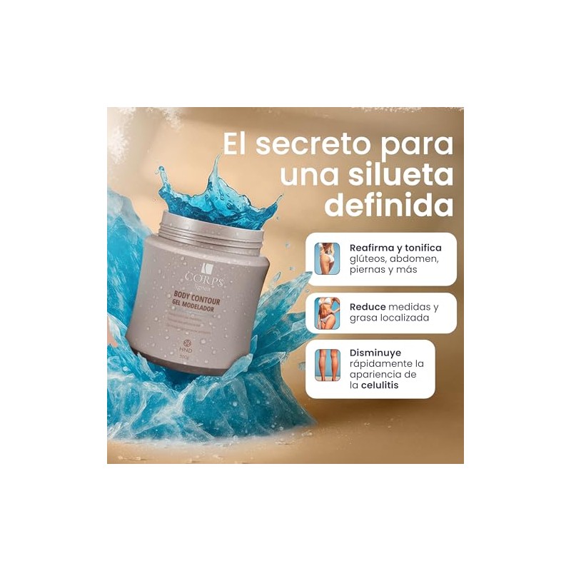 Gel Cryoactive Corps by Hinode reduce medidas y aplana abdomen