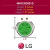 LG 4681ED3001D Genuine OEM Diverter Motor for LG Dishwashers