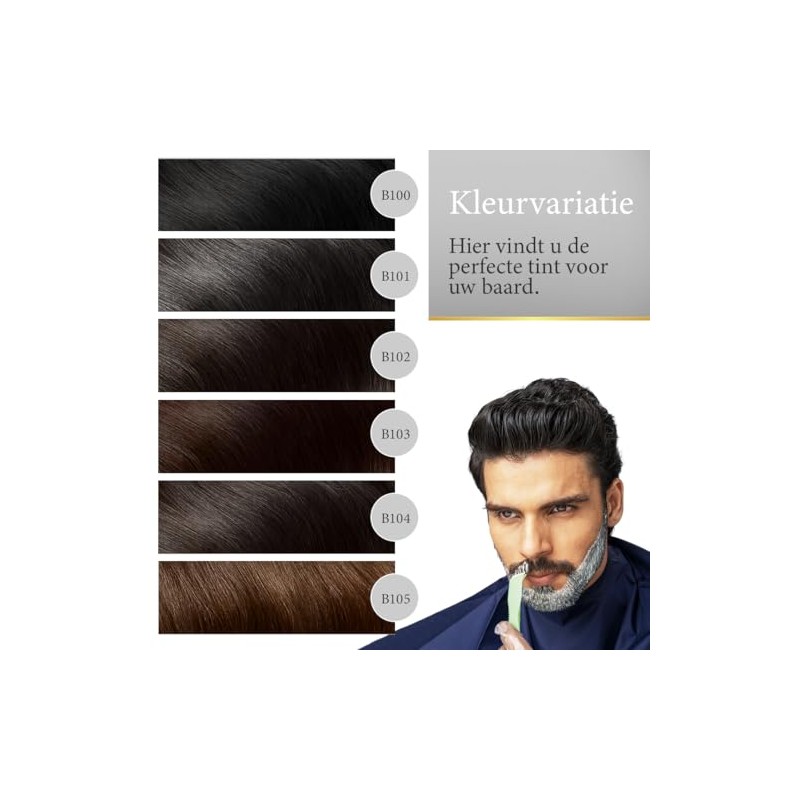 Bigen B102 Coloración para Barba y Bigote, Negro Natural