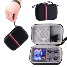 JINMEI Hard EVA Carrying Case Compatible with RG353V/RG353VS Handheld Game Console Case。