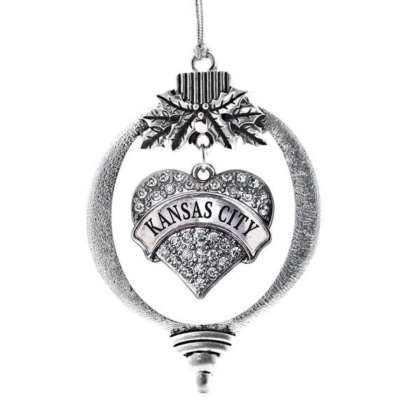 Inspired Silver - Kansas City - Silver Christmas Ornament -