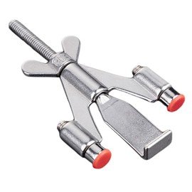 Portable Door Lock, Stainless Steel Door Stopper Lock with Adjustable Nut, Travel Security Door Lock for Hotel, Bedroom, Apartments (Extended Screw)