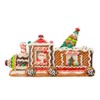Kurt Adler 7-inch LED Gingerbread Train with Tree Table Piece