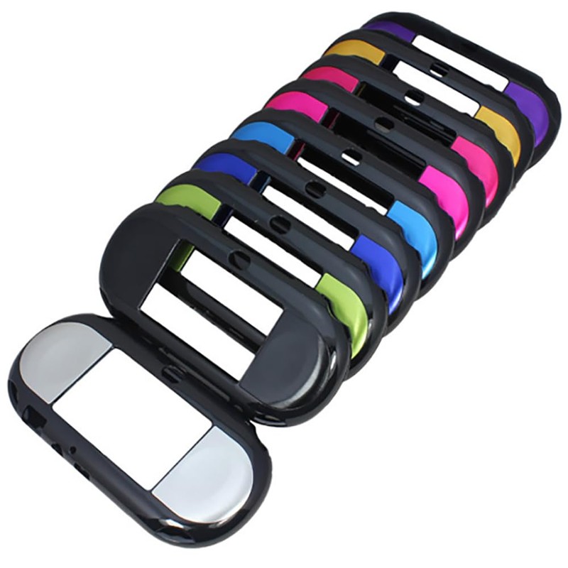 OSTENT Case Aluminum Metal Skin Protective Cover for Sony PSVita