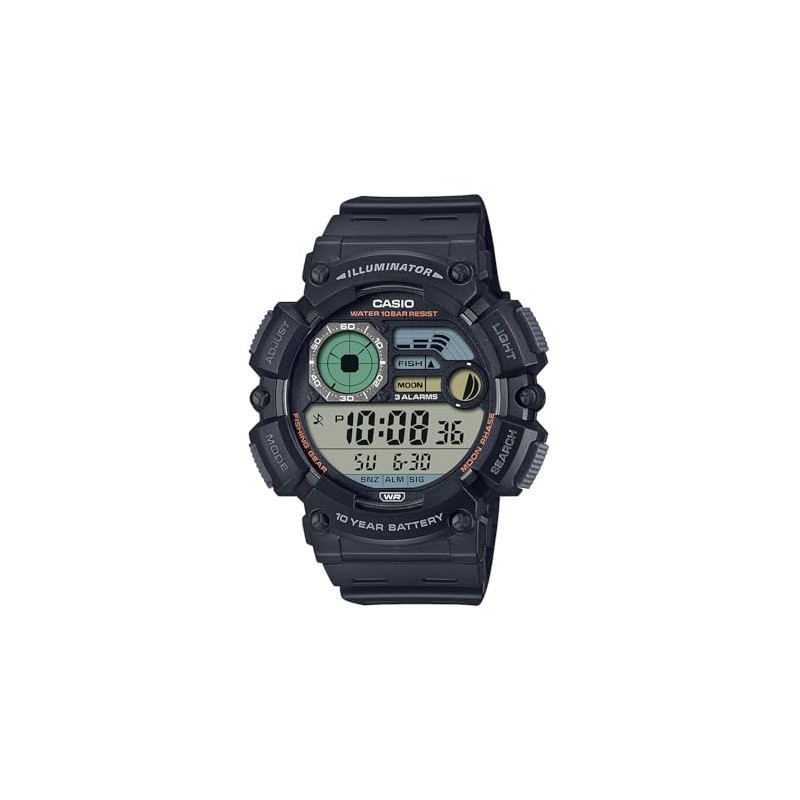 Casio Collection WS-1500H Watch, Genuine Domestic Product, Black