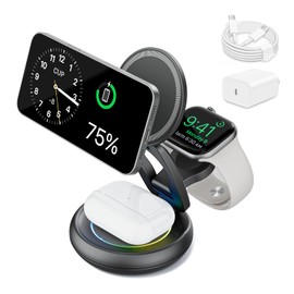 Wireless Charger, 15W Wireless Charging Station LFX-20-Gray