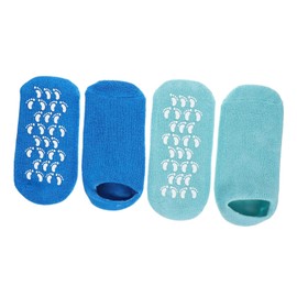 FOMIYES 2pairs Moisturizing Gel Socks for Dry Feet of Spa Socks Lake for Foot Care Softening and Repairing Cracked Skin for Home Nursing