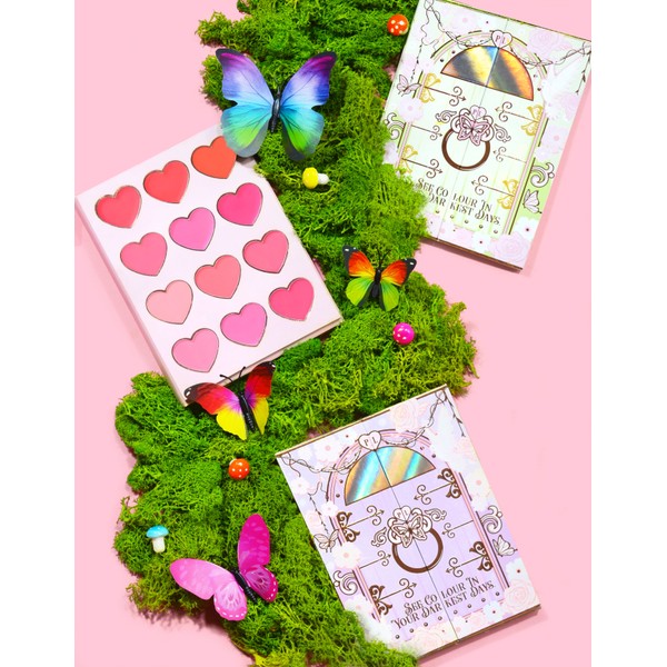 P.Louise See Colour In Your Darkest Days Blusher Palette, Love