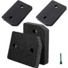 EZ SPARES 4pcs Dryer Filter,Compatible with Miele T1 Dryer,9164761 Heat
