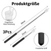 COZERI Set of 3 Extendable Stainless Steel Pointing Sticks, Telescopic