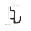 BIUDECO 100PCS J Shape Pegboard Hooks Plastic Display Shelf Hanger