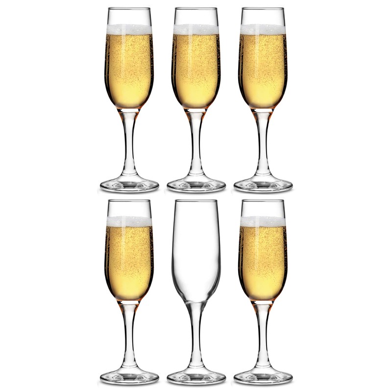 bar@drinkstuff Essence Champagne Flutes 7.7oz / 220ml - Pack of