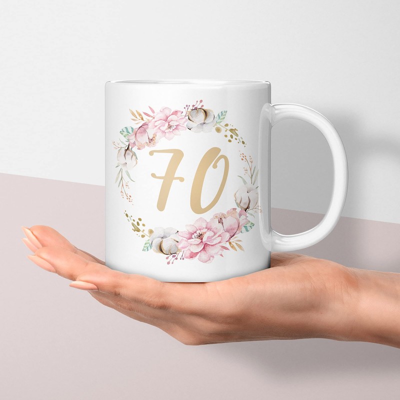 Geschenk Tasse Geburtstag 70 Frau - Geschenkideen zum 70 Geburtstag