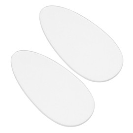 Mikinona 2pcs Glass Foot Files Foot Sole Exfoliating Trimmer for Dead Skin Removal Pedicure Tool Easy to Carry and Store for Home Travel