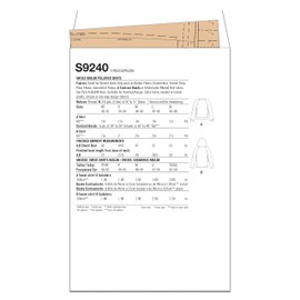 Simplicity Unisex Raglan Pullover Shirts Sewing Pattern Packet, Design Code 6580, Sizes XS-S-M-L-XL, Multicolor