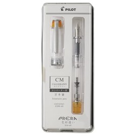 PILOT PFPR1TOCM Prera Fountain Pen, Color Discount, CM, Calligraphy, Transparent Orange