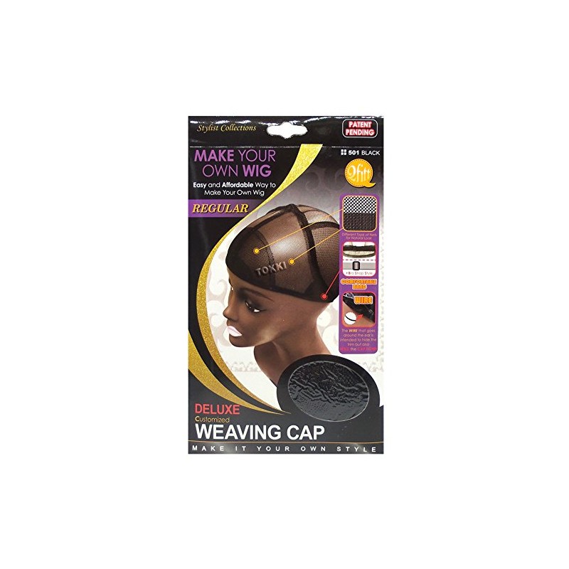 Qfitt Make Your Own Wig Deluxe Weaving Cap #501 Black
