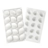 Silicone Lemon Mold, 15-Cavity Fruit Shape Baking Tray for Desserts,
