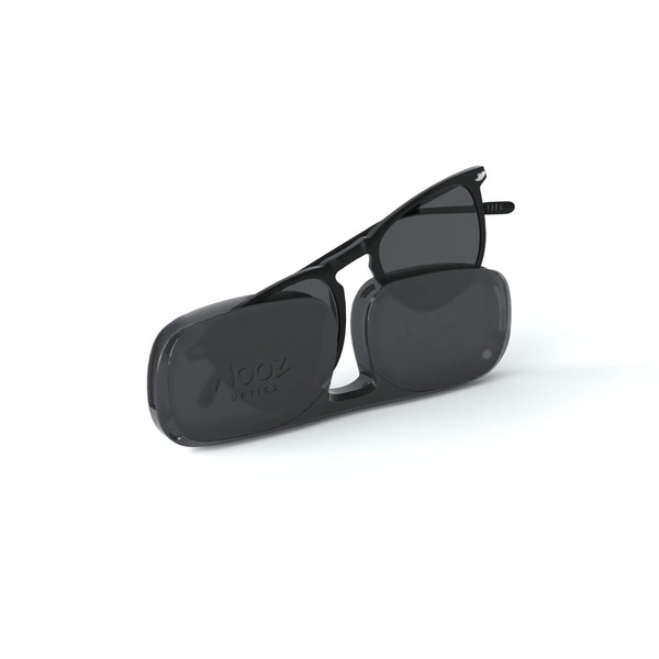 NOOZ Reading Sunglasses - Black Color +1.00 with slim case - Dino collection