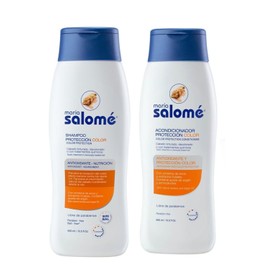María Salomé Maria Salome Color Care protection Kit for Dyed, Bleached or Chemically treated Hair - Shampoo 13.5 fl.oz. + Conditioner 13.5fl.oz., Orange