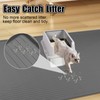 Silicone Cat Litter Mat 50" x 36" Cat Mat for