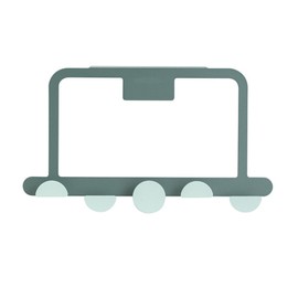 Over The Door Hooks Sturdy Prevent Scratches Iron Adhesive Door Hanger Hook for Bathroom Kitchen Clothes Towels Green