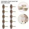 30pcs Drum Tacks Retro Decorative Nails Antique Decorative Nails Wooden