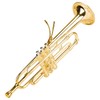 Miniature Trumpet Model High Simulation Mini Musical Instrument for Home