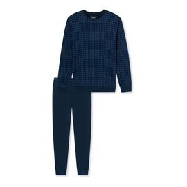 Uncover by Schiesser Men's Long Pyjamas, Midnight blue_177162
