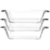 Anchor Hocking 1.5-Quart Oven Basics Loaf Dish, Set of 3,