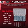 ABN Large Cotter Pin Key 144 pc Assortment Set 1/8