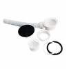 AquaParts Drain Fitting Shower Tray Siphon with Bath Plug |