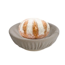 Crystal Lemon Banneton Basket – 9-Inch Sourdough Banneton Bread Proofing Basket with Liner, Ideal Bread Making Tool for Artisans