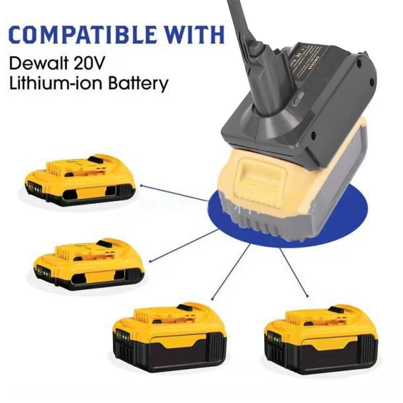 20V Lithium Battery Converts for V8 Vacuum Cleaner Adapter Power