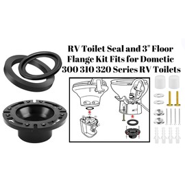 TYHI Dometic RV Toilet Seal Kit 3'' Flange for 300/310/320 Series
