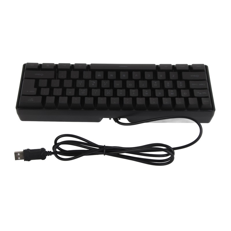 Mechanical Keyboard 61 Keys RGB Backlight Ultra Thin Portable Wired