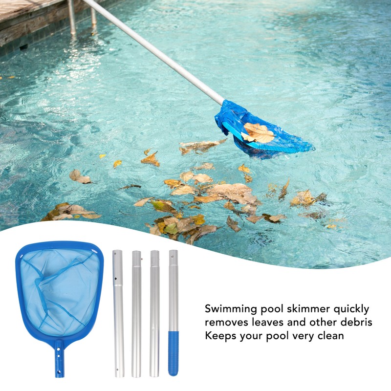 Pool Skimmer Net Reinforced Frame Large Opening Swimming Pool Cleaning