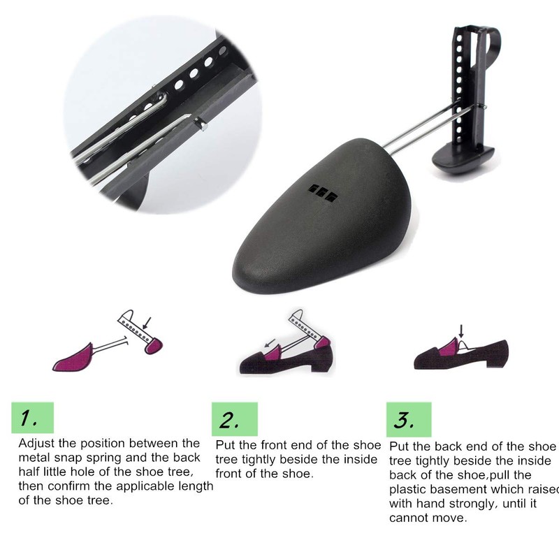 EchoDone 5 Pairs Plastic Shoe Tree Stretcher Shaper for Women