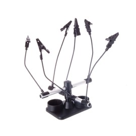 6-compartment airbrush workpiece holder flexible holder stand model building paint stand