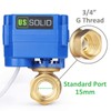 U.S. Solid Electric Ball Valve 12V AC/DC (9-24V AC/DC) Electric