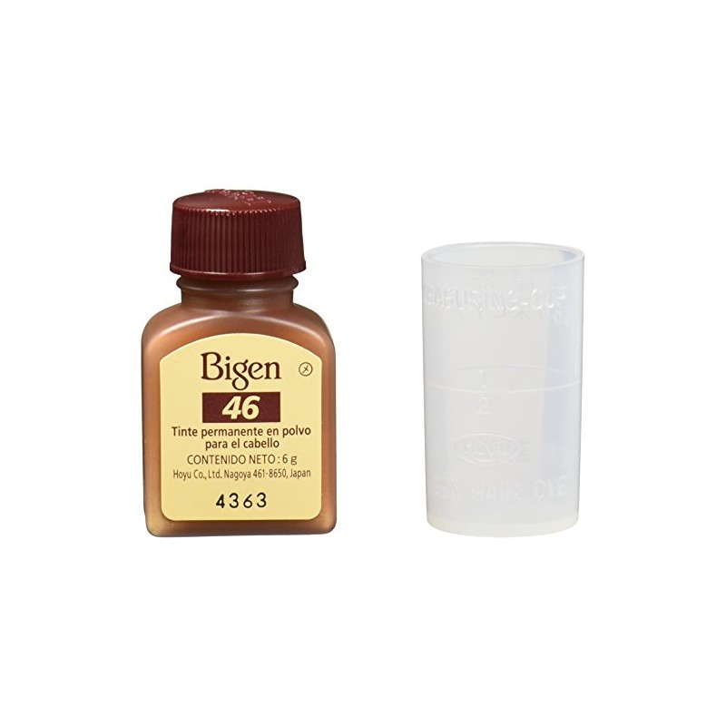 Bigen Tinte Polvo, Castaño Medio, 29.01 gr