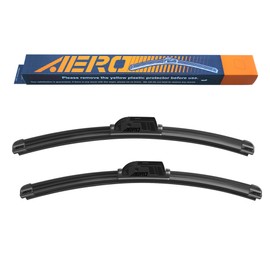 AERO Avenger 22"+22" Premium All-Season Windshield Wiper Blades with Extra Refills OEM Replacement for GMC Sierra 1500 2500 3500 20120-2000 (Set of 2)