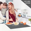 Grey Glass Chopping Boards | Worktop Saver - 30 x20cm