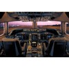 Boeing 747-400 Flight Deck Poster 36 x 24in