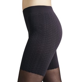 FALKE Women's Cellulite Control 20 Denier Tights Transparent Anti-Cellulite Massage of Cellulite Zone and Lymphatic Points More Swing Lightness Fine Soft Material 1 Piece, Black (Black 3009)