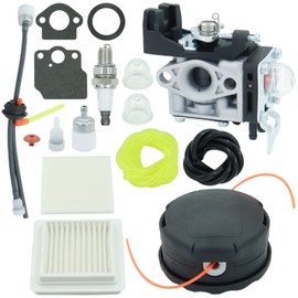 REMEDART A021004600 Carburetor Kit Fits for Echo SRM-2620T SRM-2620U SHC-2620 HCA-2620 PE-2620 for Shindaiwa T262 T262X String Trimmer Replaces for A021004601 A021005600 with Air Filter Trimmer Head