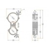 Global Truss Swivel Coupler 35-50/30/75kg - Half Coupler